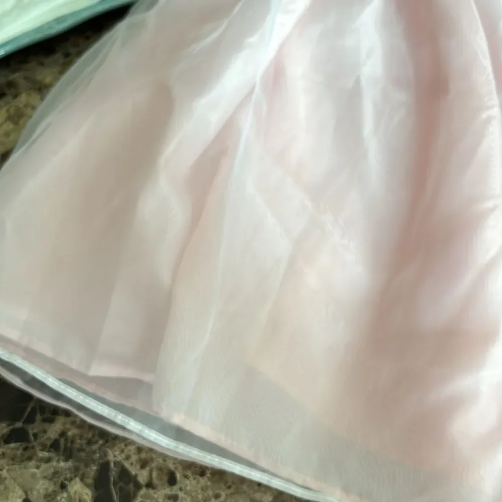 Blueberri Boulevard Toddler Girls Brown PInk Formal Velvet Tulle Dress Size 2T